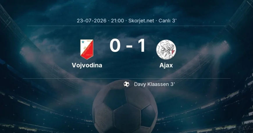 Vojvodina - Ajax maçı başladı | Avrupa Konferans Ligi