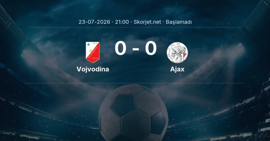 Avrupa Konferans Ligi: Vojvodina - Ajax kadro ve maç öncesi