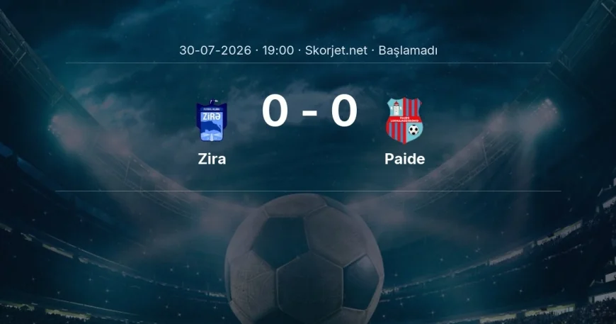 Zira - Paide muhtemel ilk 11'ler | Avrupa Konferans Ligi