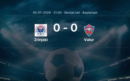 Avrupa Konferans Ligi: Zrinjski - Valur maç bilgileri