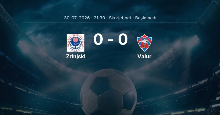 Avrupa Konferans Ligi: Zrinjski - Valur kadro ve maç öncesi