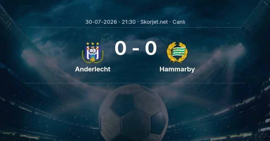 MAÇ BAŞLADI | Anderlecht - Hammarby