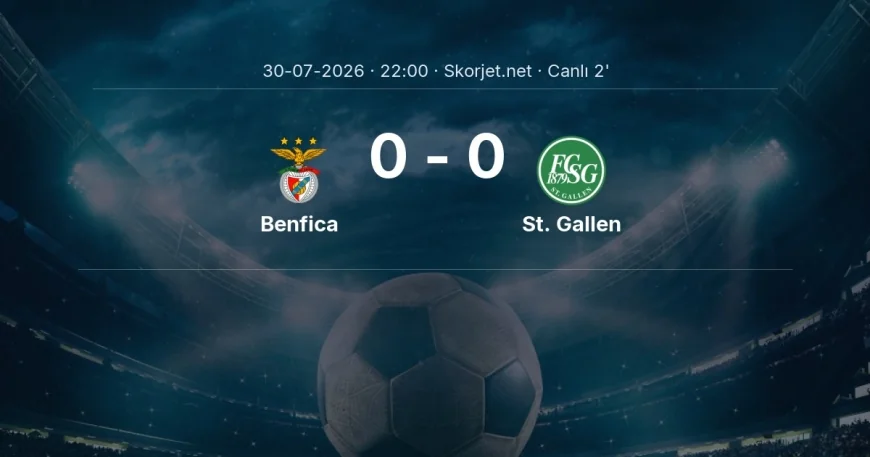 Benfica - St. Gallen maçı başladı | Avrupa Ligi