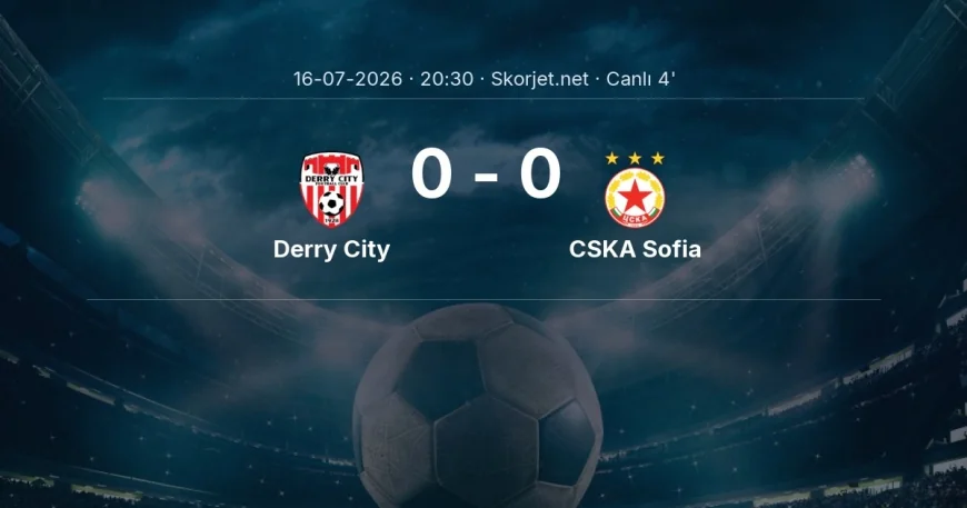 Derry City - CSKA Sofia maçı başladı | Avrupa Ligi