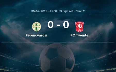 Ferencvárosi - FC Twente maçı başladı | Avrupa Ligi