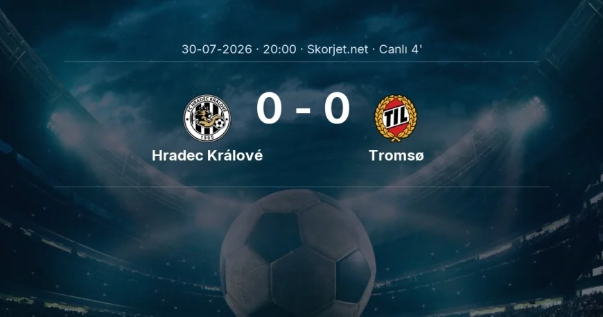 MAÇ BAŞLADI | Hradec Králové - Tromsø