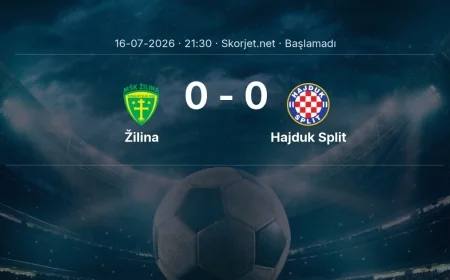 Žilina - Hajduk Split maçı ne zaman, saat kaçta? | Avrupa Ligi