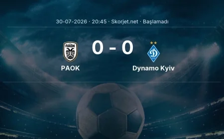 PAOK - Dynamo Kyiv maçı ne zaman, saat kaçta? | Avrupa Ligi