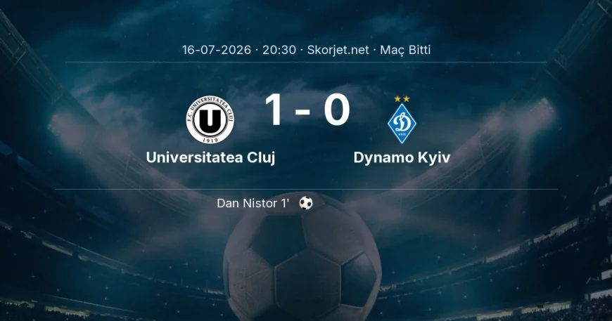 Universitatea Cluj 1-0 Dynamo Kyiv - maç özeti | Avrupa Ligi