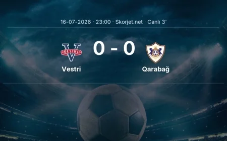 MAÇ BAŞLADI | Vestri - Qarabağ