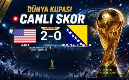 ABD - Bosna-Hersek 2-0 | Maç raporu