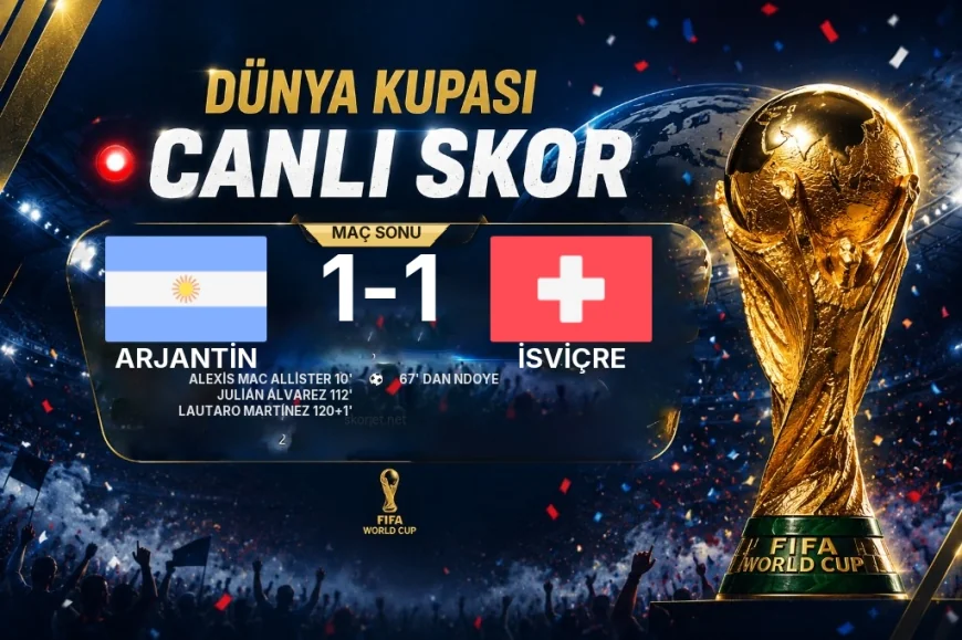 Maç sonucu: Arjantin 1-1 İsviçre