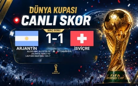 Maç sonucu: Arjantin 1-1 İsviçre