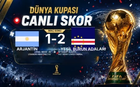 Arjantin - Yeşil Burun Adaları 1-2 | Maç raporu