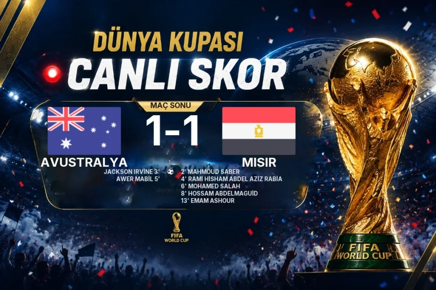 Dünya Kupası: Avustralya 1-1 Mısır maç özeti