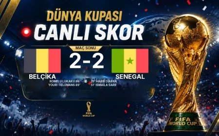 Belçika 2-2 Senegal - Dünya Kupası maç sonucu