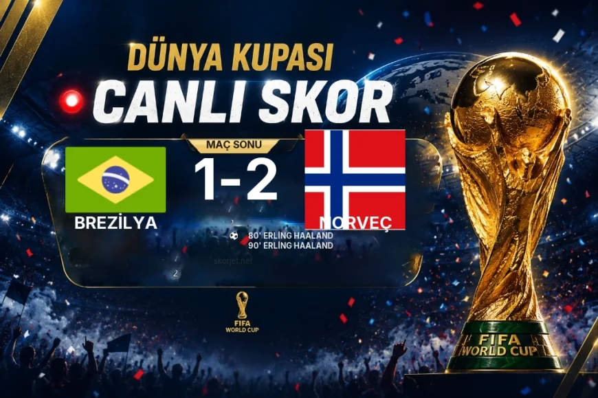 Brezilya - Norveç 1-2 | Maç raporu