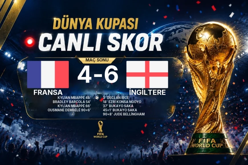 Fransa - İngiltere 4-6 | Maç raporu