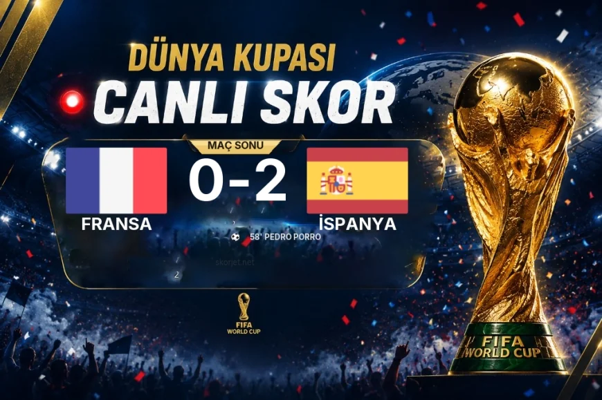 Maç sonucu: Fransa 0-2 İspanya