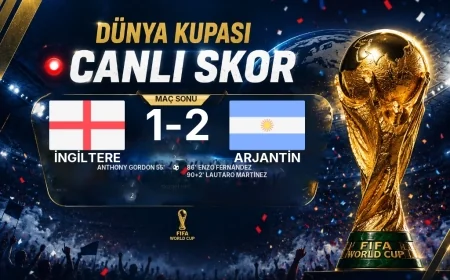 İngiltere 1-2 Arjantin - 2026 Dünya Kupası maçı maç sonucu