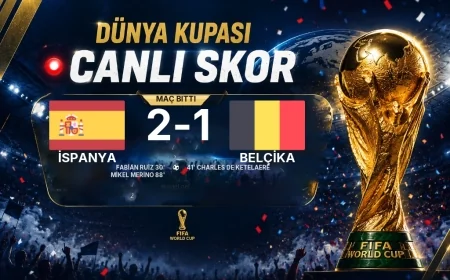 İspanya - Belçika 2-1 | Maç raporu