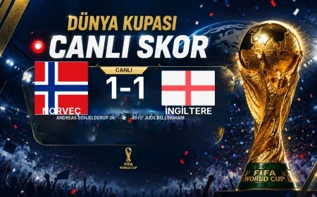 Dünya Kupası: Norveç 1-1 İngiltere maç özeti
