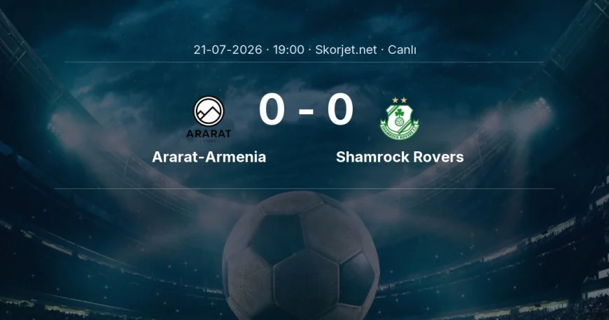 MAÇ BAŞLADI | Ararat-Armenia - Shamrock Rovers
