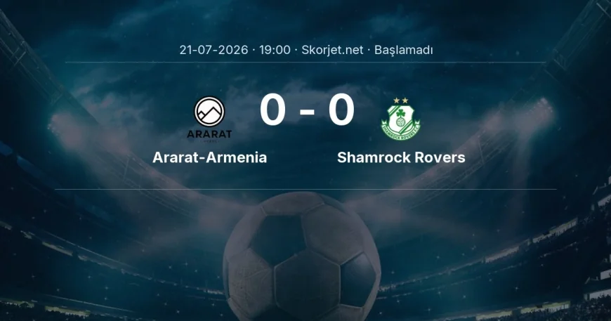 Ararat-Armenia - Shamrock Rovers muhtemel ilk 11'ler | Şampiyonlar Ligi