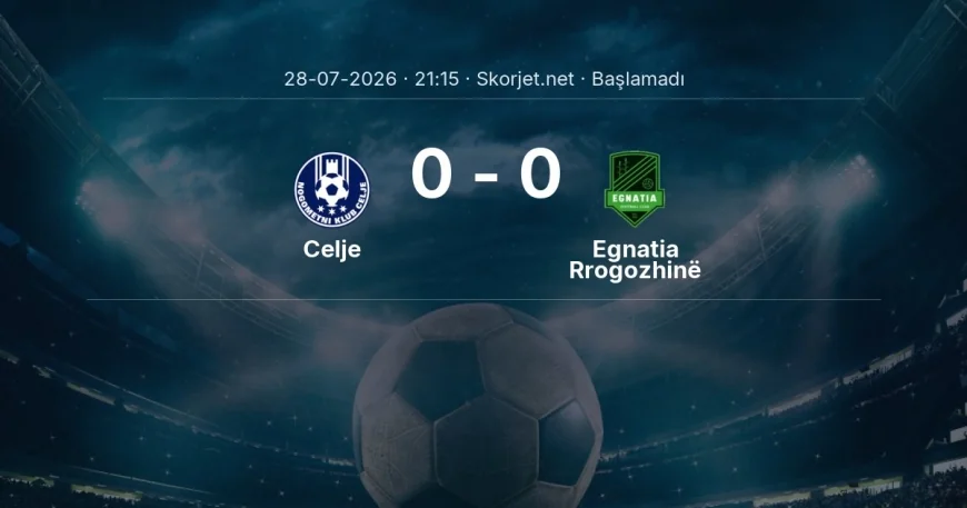 Celje - Egnatia Rrogozhinë maçı öncesi | Şampiyonlar Ligi