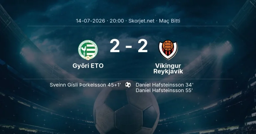 Şampiyonlar Ligi | Győri ETO 2-2 Víkingur Reykjavík sonucu