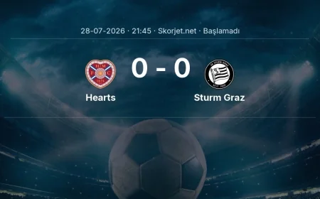 Hearts - Sturm Graz maçı ne zaman, saat kaçta? | Şampiyonlar Ligi