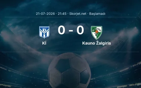 Şampiyonlar Ligi: KÍ - Kauno Žalgiris kadro ve maç öncesi