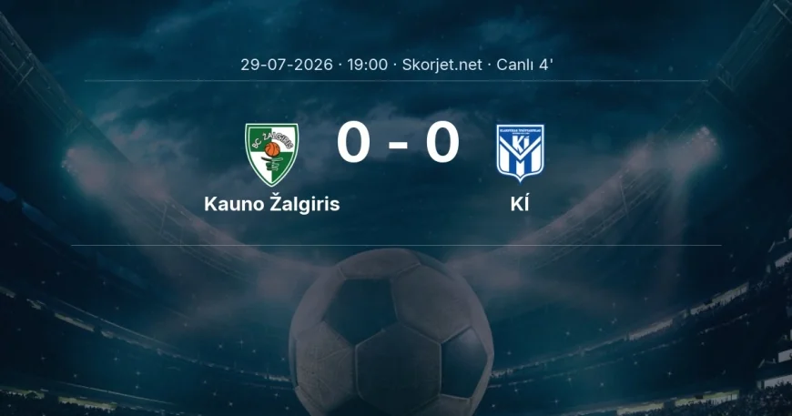 MAÇ BAŞLADI | Kauno Žalgiris - KÍ