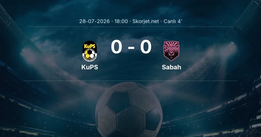 MAÇ BAŞLADI | KuPS - Sabah