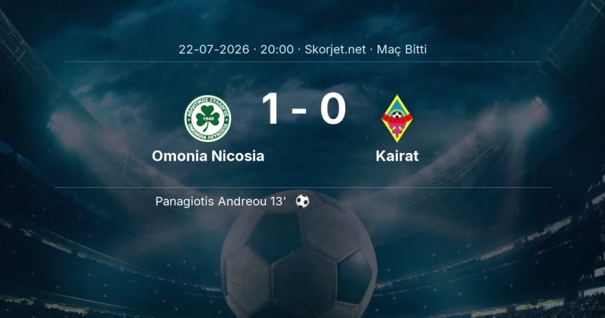 Şampiyonlar Ligi | Omonia Nicosia 1-0 Kairat sonucu