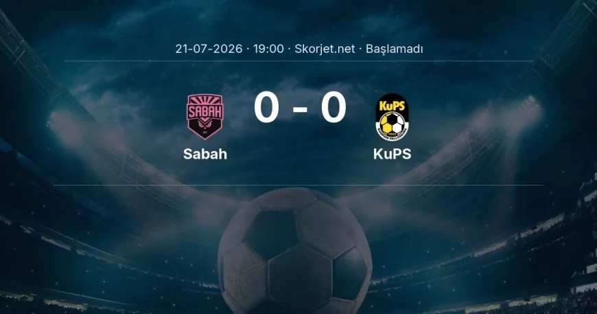 Sabah - KuPS muhtemel ilk 11'ler | Şampiyonlar Ligi