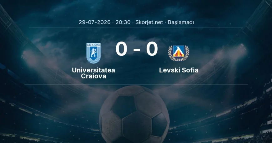 Universitatea Craiova - Levski Sofia maçı ne zaman, saat kaçta? | Şampiyonlar Ligi