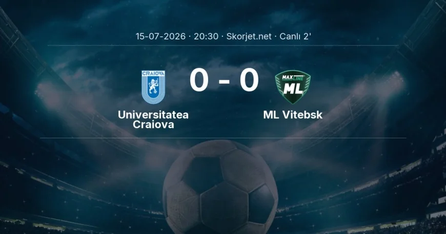 MAÇ BAŞLADI | Universitatea Craiova - ML Vitebsk