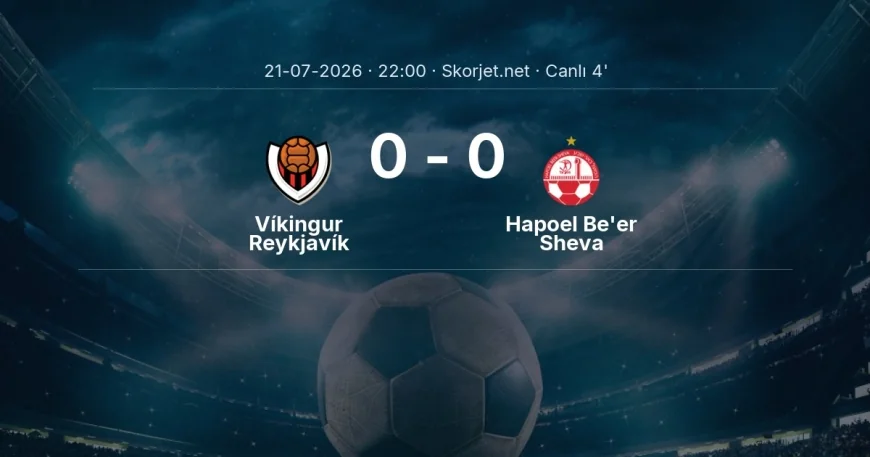 MAÇ BAŞLADI | Víkingur Reykjavík - Hapoel Be'er Sheva
