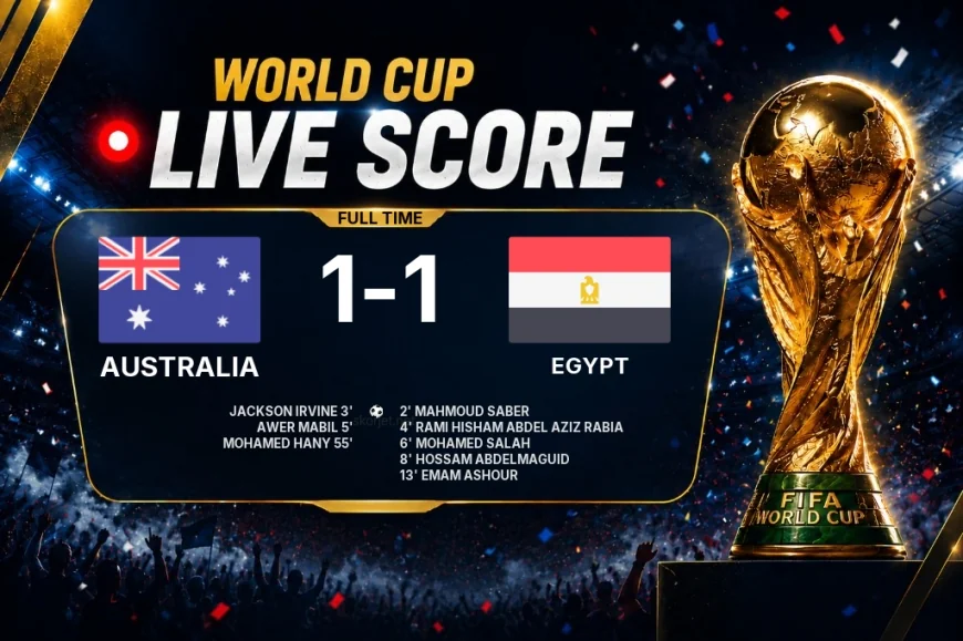 World Cup: Australia 1-1 Egypt - match report