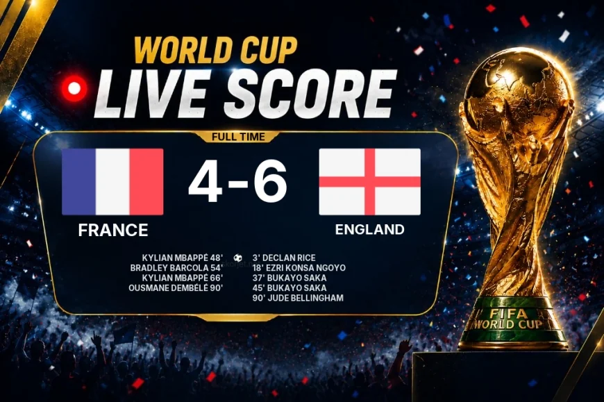 France - England 4-6 | Full-time report
