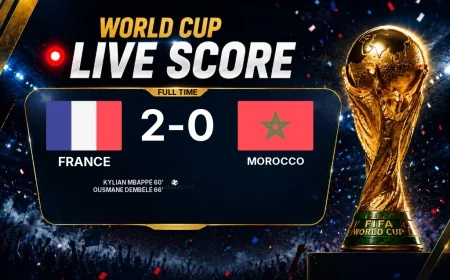 2026 FIFA World Cup | France 2-0 Morocco result