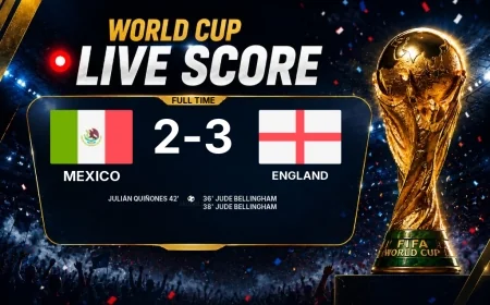 World Cup: Mexico 2-3 England - match report
