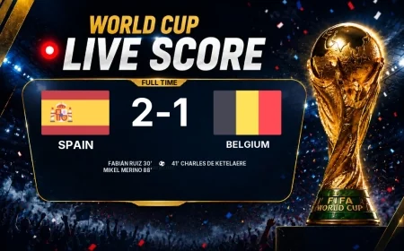 Spain - Belgium 2-1 | Full-time report