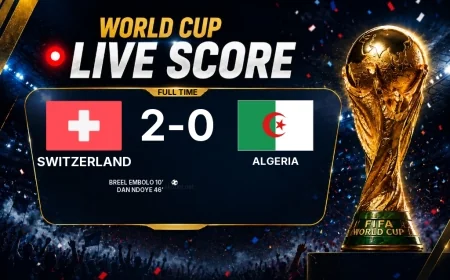 World Cup: Switzerland 2-0 Algeria - match report
