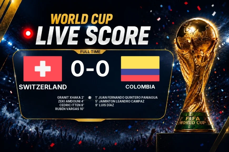 Switzerland - Colombia 0-0 | Full-time report