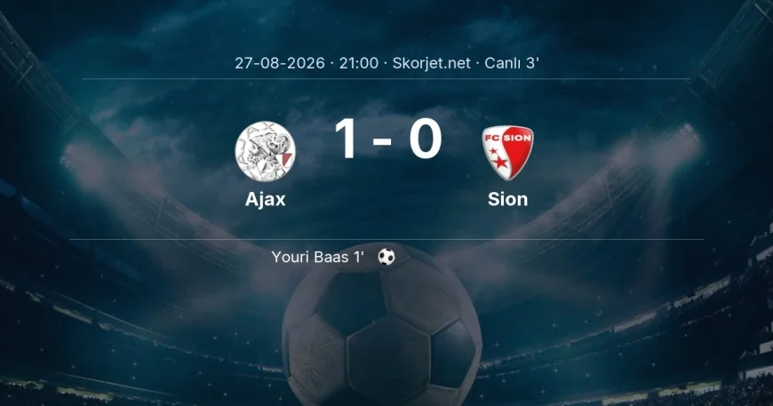 MAÇ BAŞLADI | Ajax - Sion