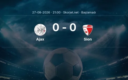 Ajax - Sion maçı öncesi | Avrupa Konferans Ligi