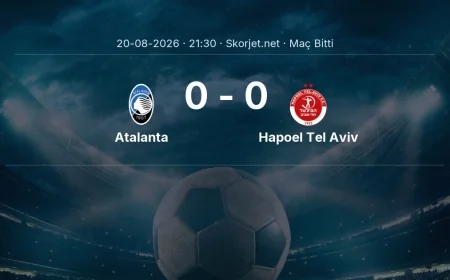 Avrupa Konferans Ligi | Atalanta 0-0 Hapoel Tel Aviv sonucu