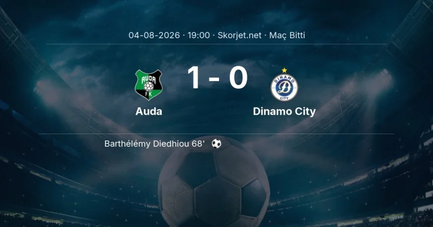 Avrupa Konferans Ligi | Auda 1-0 Dinamo City sonucu